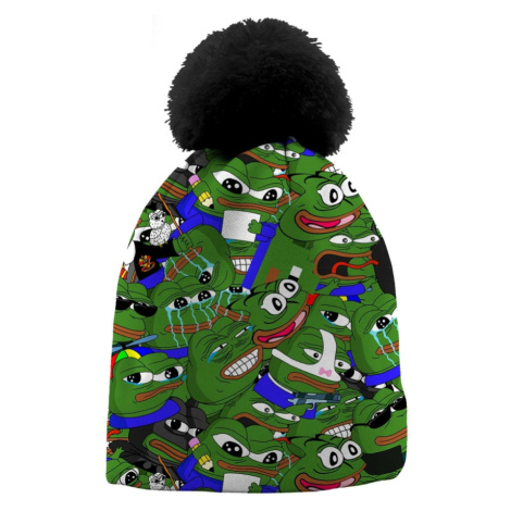 Mr. GUGU & Miss GO Woman's Pepe Memes Beanie WB21BL 2337