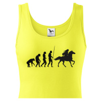 Dámské tričko - Evoluce jezdkyně