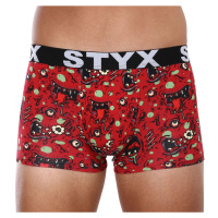 Pánské boxerky Styx art sportovní guma zombie