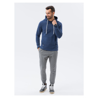 Pánská mikina Ombre Hoodie B1147 Navy Blue