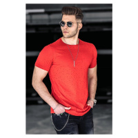 Madmext Torn Detailed Red T-Shirt 2883