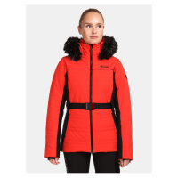 Červená dámská lyžařská zimní bunda Kilpi Carrie