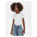 Sada dvou holčičích triček v bílé a černé barvě Calvin Klein Jeans