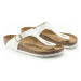 Birkenstock Gizeh BF Patent White Narrow Fit