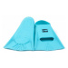 Dětské plavecké ploutve borntoswim junior short fins turquoise