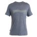 Pánské funkční triko Icebreaker Men Merino 125 Cool-Lite™ Sphere III SS Tee Terrain Lines