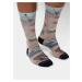 Béžové pánské vzorované ponožky XPOOOS