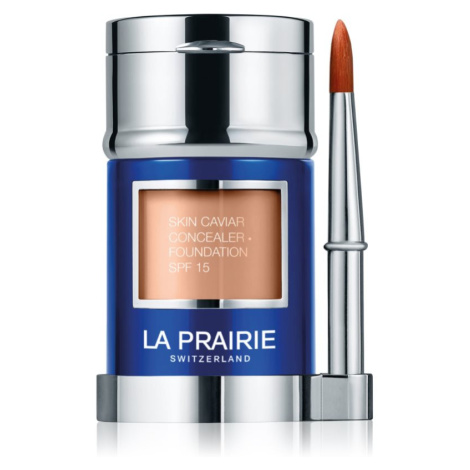 La Prairie Skin Caviar Concealer Foundation make-up a korektor SPF 15 odstín NC-15 Crème Pêche 3
