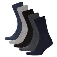 DEFACTO Pánské 5dílné bavlněné dlouhé ponožky