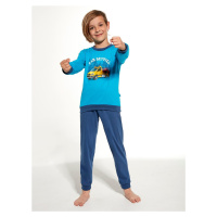 Pyjamas Cornette Kids Boy 477/130 Car Service 86-128 turquoise