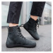 SHAPEN URBANEER 2.0 Black | Zimní zateplené barefoot boty