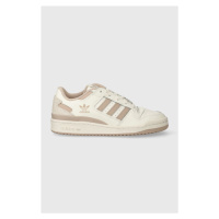 Kožené sneakers boty adidas Originals Forum Low CL bílá barva, IG1426