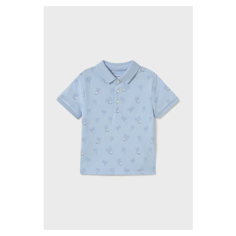 Dětské polo tričko Mayoral modrá barva, 1109
