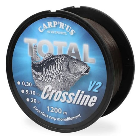 Carp ´R´ Us Vlasec Total Crossline V2 Brown - 0,40mm  1000m