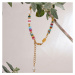 GRACE Jewellery Korálkový náramek s perlou a přírodními kameny, chirurgická ocel BN-10-1087A Bar