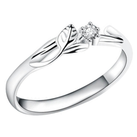 OLIVIE Stříbrný prsten JARNÍ VĚTVIČKA 8544