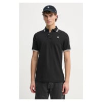 Polo tričko G-Star Raw černá barva