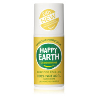 Happy Earth 100% Natural Deodorant Roll-On Jasmine Ho Wood deodorant roll-on 75 ml