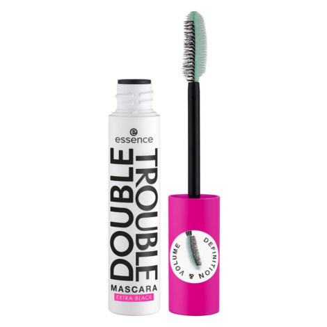 Essence Double Trouble Mascara - Extra Black Černá