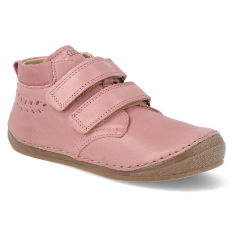 Kotníkové boty Froddo - Flexible Paix Pink s aplikací růžové