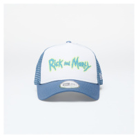 Kšiltovka New Era x Rick And Morty 9Forty Trucker Snapback Faded Blue/ White