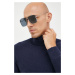 Sluneční brýle Alexander McQueen pánské, tmavomodrá barva