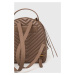 Kožený batoh Pinko Answear Exclusive dámský, hnědá barva, malý, hladký, 102530.A0GK