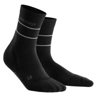 Pánské běžecké ponožky CEP Reflective černé