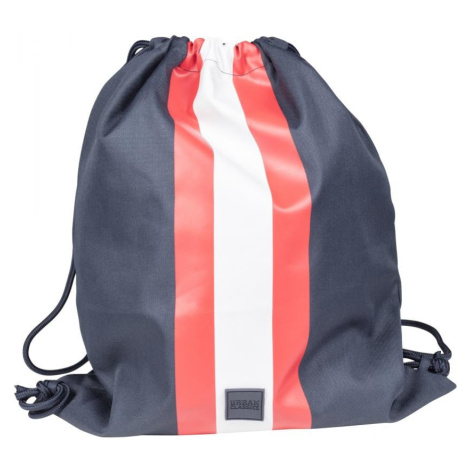 Pruhovaná taška na gymnastiku námořnická/ohnivá červená/bílá Urban Classics