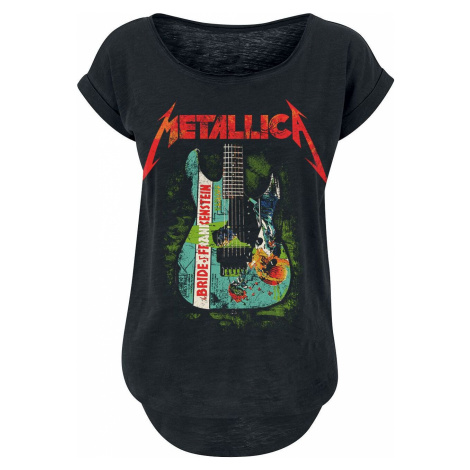 Metallica Bride Of Frankenstein Guitar Dámské tričko černá