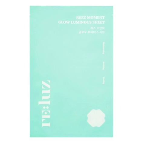 RELUZ - REEZ MOMENT  GLOW LUMINOUS MASK - Rozjasňující hydrogelová maska s niacinamidem, aloe a 