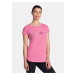 Růžové dámské tričko s potiskem Kilpi NELLIM
