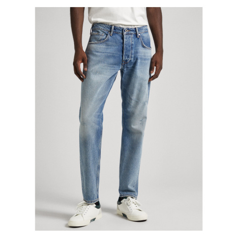 Světle modré pánské straight fit džíny Pepe Jeans