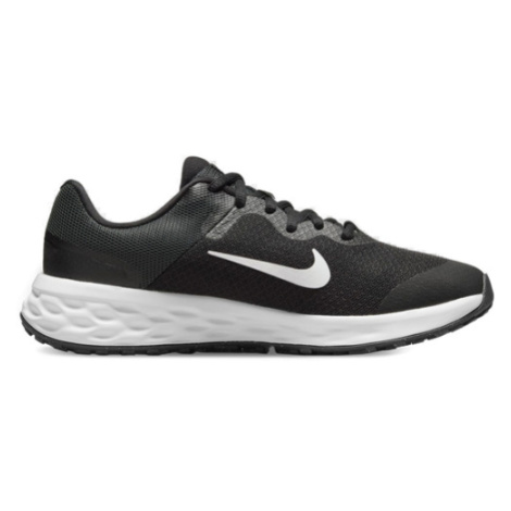 NIKE-Revolution 6 black/dark smoke grey/white Černá