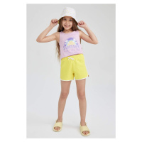 DEFACTO Girl Sweatshirt Fabric Shorts