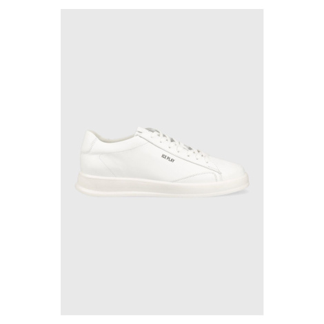 Kožené sneakers boty Ice Play bílá barva, CAMPS006M 3L1