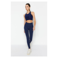 Jerf Vella - Navy Blue High Waist Consolidating Leggings