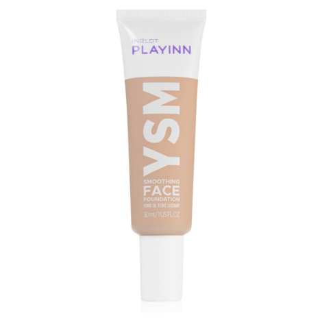 Inglot PlayInn YSM vyhlazující make-up pro mastnou a smíšenou pleť odstín 49 30 ml
