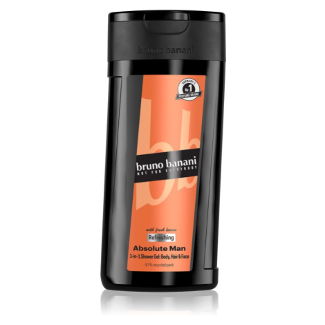 Bruno Banani Absolute Man osvěžující sprchový gel 3 v 1 pro muže 250 ml