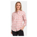 Kilpi FLANNY-W Dámská flanelová košile VL0370KI Růžová