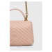 Kožená kabelka Pinko růžová barva, 100044.A0GK