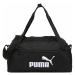 PUMA Sportovní taška černá / bílá