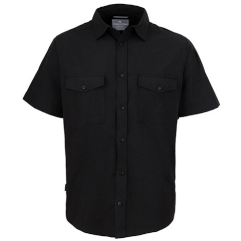 Craghoppers Expert Pánská košile s krátkým rukávem CES003 Black