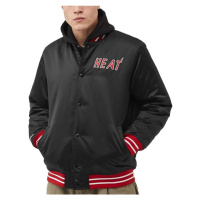 Mitchell & Ness NBA Heavyweight Satin Jacket Miami Heat OJBF3413-MHEYYPPPBLCK pánské provedení