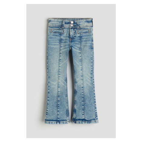 H & M - Superstretch Flared Leg Jeans - modrá H&M