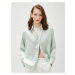Koton Satin Shirt with Long Sleeves and Buttons