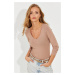 Cool & Sexy Women's Mink Snap-On Ribbed Body