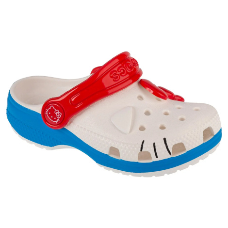 BÍLÉ DÍVČÍ NAZOUVÁKY CROCS CLASSIC HELLO KITTY IAM CLOG T Bílá