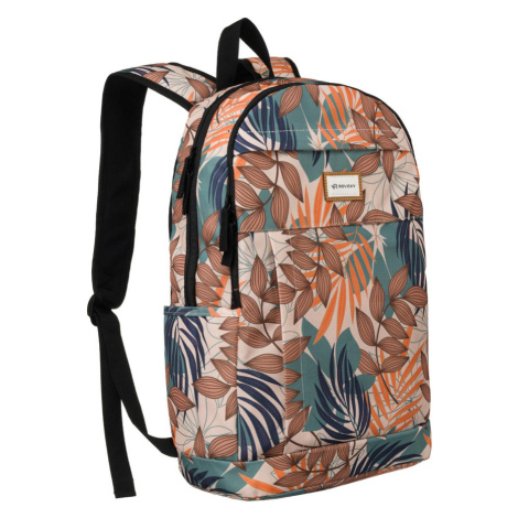 Klasický dámský polyesterový batoh s rostlinným vzorem Rovicky