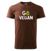 DOBRÝ TRIKO Pánské tričko s potiskem Go vegan